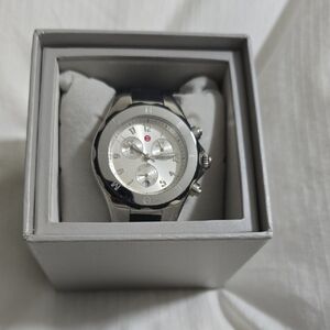 Michele Silver Chronograph Women's Watch